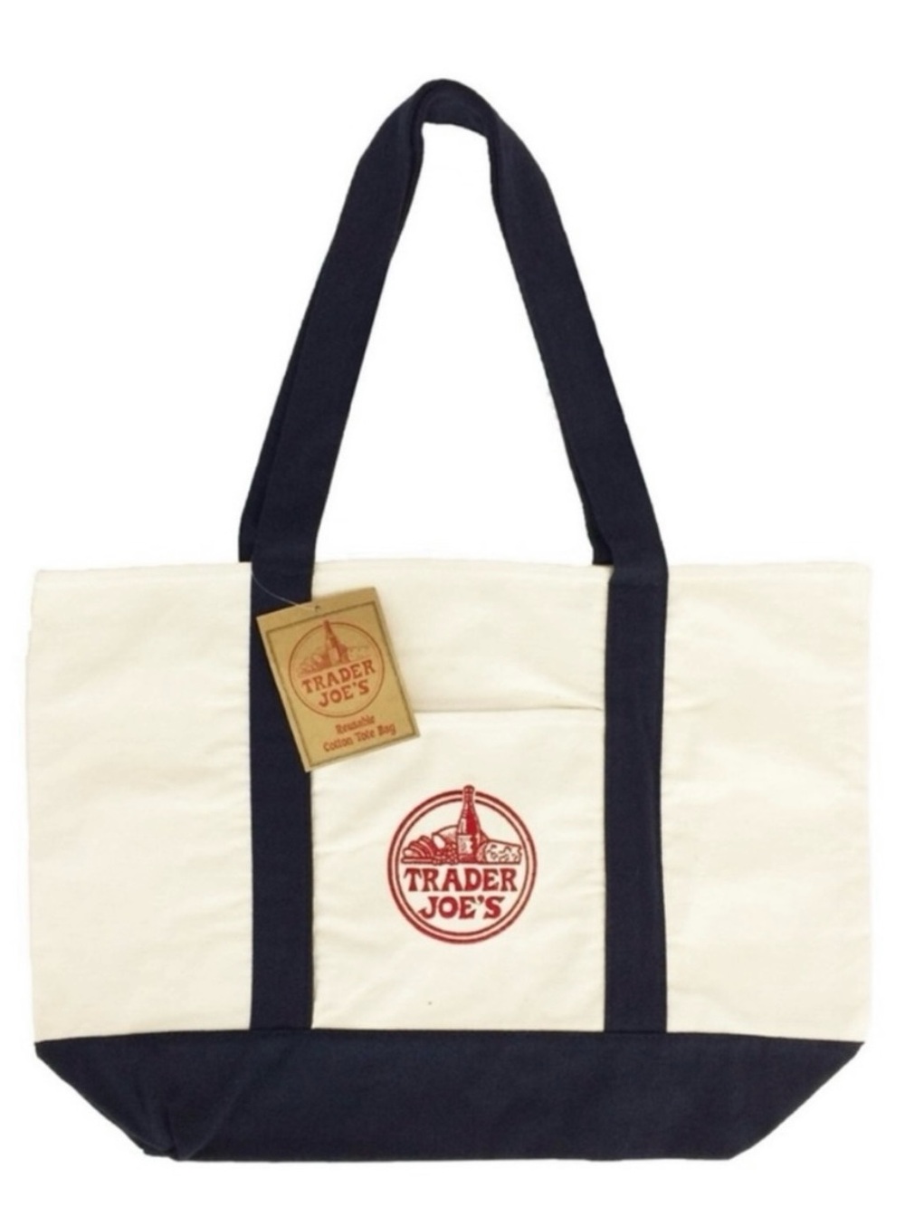 NWT! Trader Joe’s large Classic Tote Bag